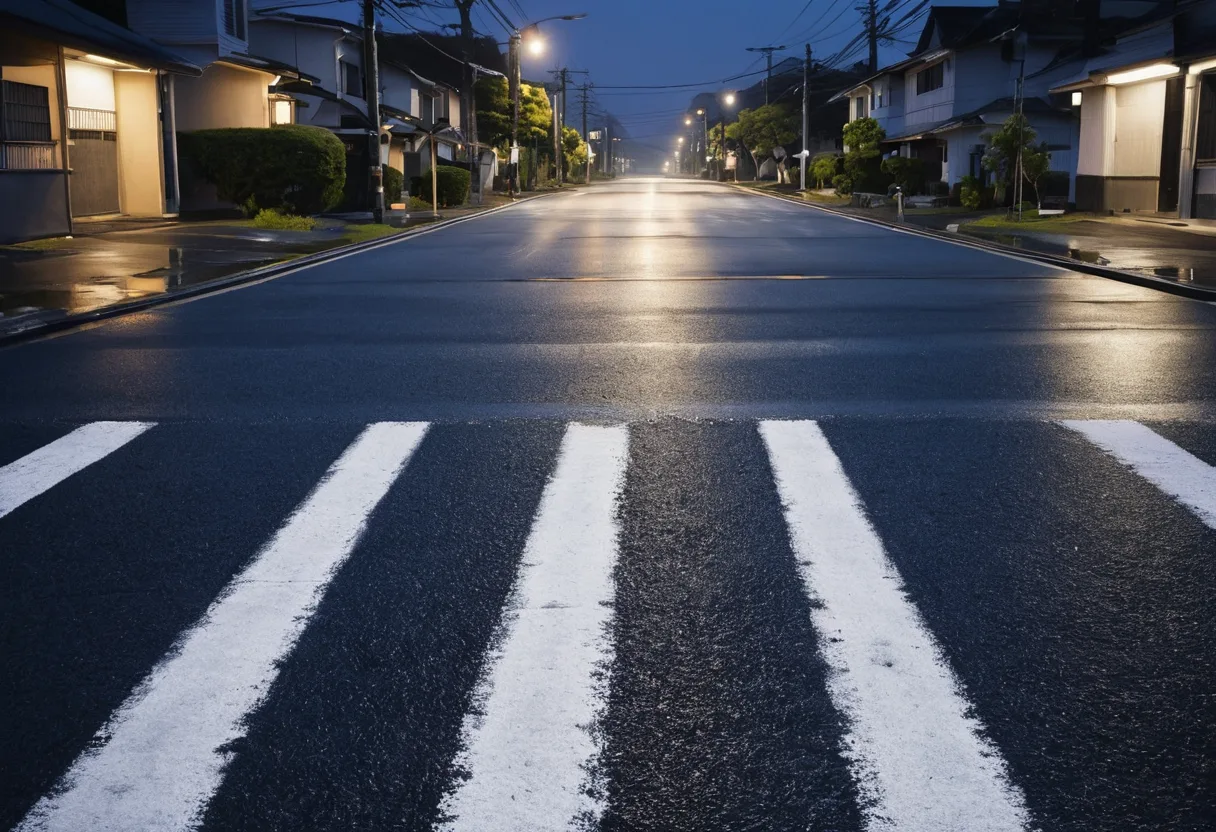 渡りきれない横断歩道 — 「アシナシ様」観測報告 — アイキャッチ画像